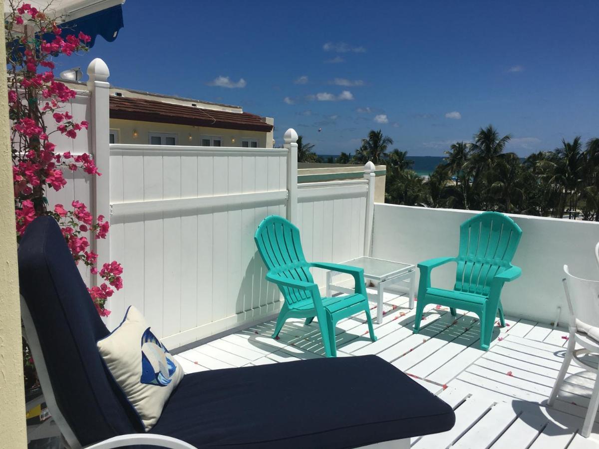 Sunrise Penthouse Ocean View Terrace Beach Few Steps Away Sobe Aparthotel Miami Beach Eksteriør bilde